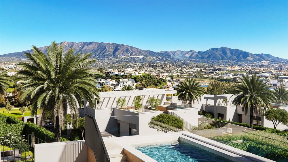 Solarium-Pool mit Panoramablick